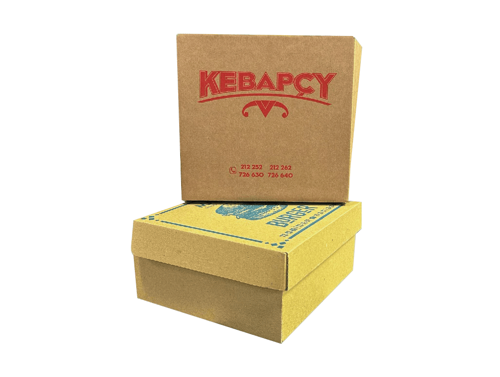 Бурегер-Коробка из Крафт-Картона