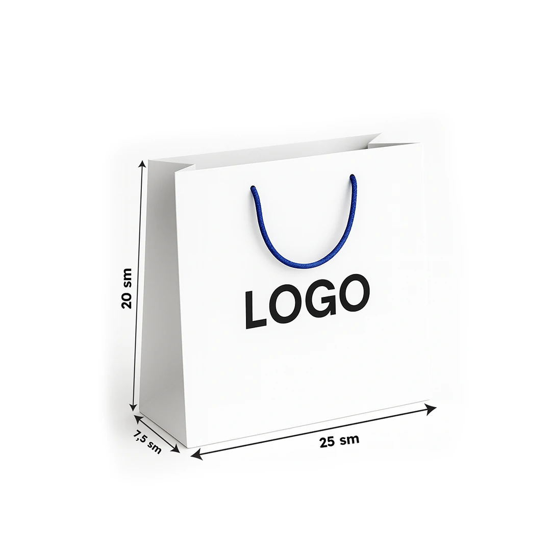 Картонные Пакеты 25х7.5х20см